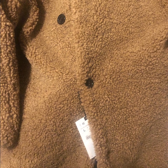 ZARA FLEECE TEXTURED COAT - Picture 3 of 4